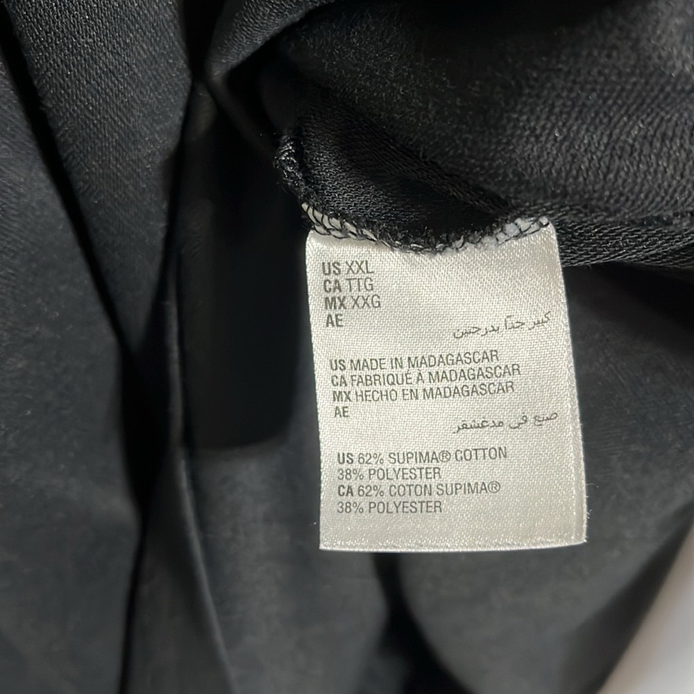 Alfani black men's polo size 2X - Picture 4 of 4